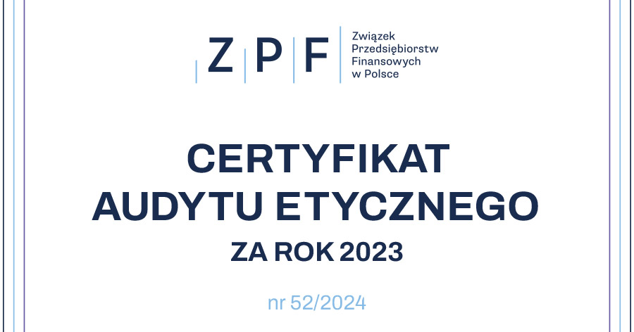 Ethical audit certificate for 2023
